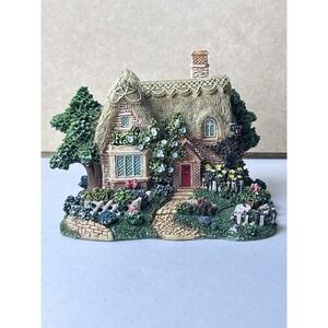 The Leonardo Collection Multicolor Resin Cottage House Figurine, Painted, Small